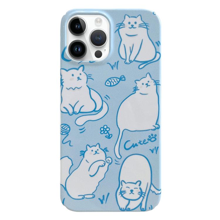 Painted Pattern PC Phone Case, For iPhone 16 Pro