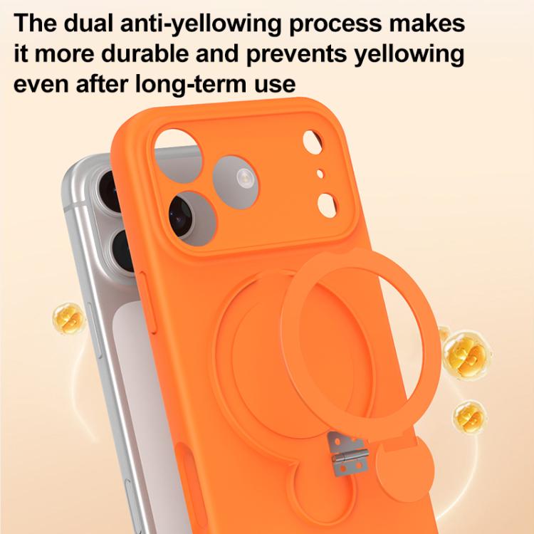 液体シリコンMagSafe対応ホルダースマホケース、iPhone 17 Pro Max用、iPhone 17 Pro用、iPhone 17用、iPhone Air用