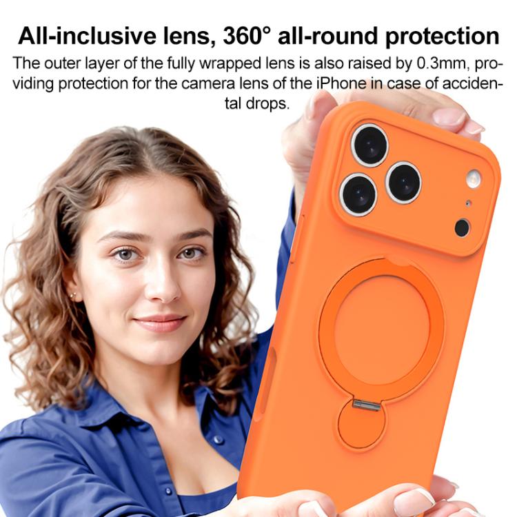 液体シリコンMagSafe対応ホルダースマホケース、iPhone 17 Pro Max用、iPhone 17 Pro用、iPhone 17用、iPhone Air用