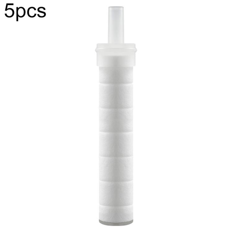 5個セットシャワーヘッド用PPコットン美肌用水フィルターカートリッジ 16.5 x 2.6cm
