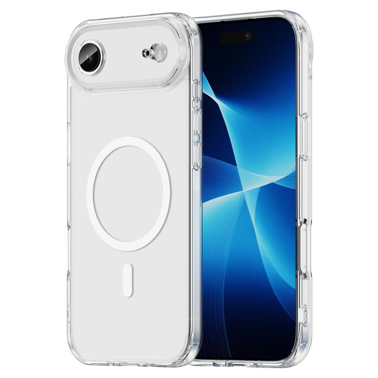 PCハイブリッドTPUエアバッグ衝撃吸収MagSafeスマホケース、iPhone 17e / 16e用、iPhone 17 Pro Max用、iPhone 17 Pro用、iPhone 17用、iPhone Air用、iPhone 16 Pro Max用、iPhone 16 Pro用、iPhone 16 Plus用、iPhone 16用、iPhone 15 Pro Max用