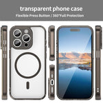 PCハイブリッドTPUエアバッグ衝撃吸収MagSafeスマホケース、iPhone 15用