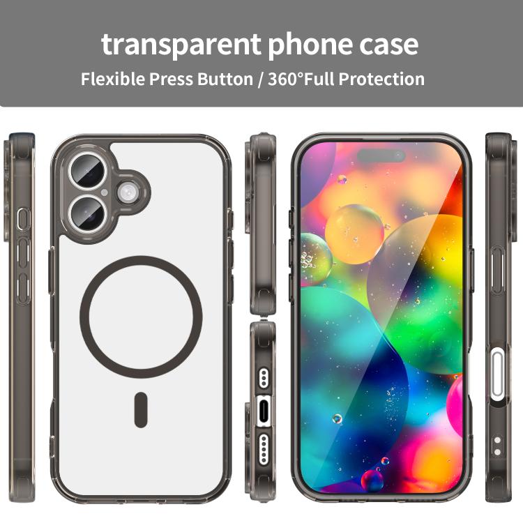 PCハイブリッドTPUエアバッグ衝撃吸収MagSafeスマホケース、iPhone 17e / 16e用、iPhone 17 Pro Max用、iPhone 17 Pro用、iPhone 17用、iPhone Air用、iPhone 16 Pro Max用、iPhone 16 Pro用、iPhone 16 Plus用、iPhone 16用、iPhone 15 Pro Max用