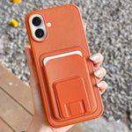 スクエア折りたたみカードバッグホルダースマホケース、iPhone 17 Pro Max用、iPhone 17 Pro用、iPhone 17用、iPhone Air用、iPhone 16 Pro Max用、iPhone 16 Pro用