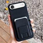 スクエア折りたたみカードバッグホルダースマホケース、iPhone 17 Pro Max用、iPhone 17 Pro用、iPhone 17用、iPhone Air用、iPhone 16 Pro Max用、iPhone 16 Pro用