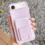 スクエア折りたたみカードバッグホルダースマホケース、iPhone 17 Pro Max用、iPhone 17 Pro用、iPhone 17用、iPhone Air用、iPhone 16 Pro Max用、iPhone 16 Pro用