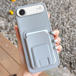スクエア折りたたみカードバッグホルダースマホケース、iPhone 17 Pro Max用、iPhone 17 Pro用、iPhone 17用、iPhone Air用、iPhone 16 Pro Max用、iPhone 16 Pro用
