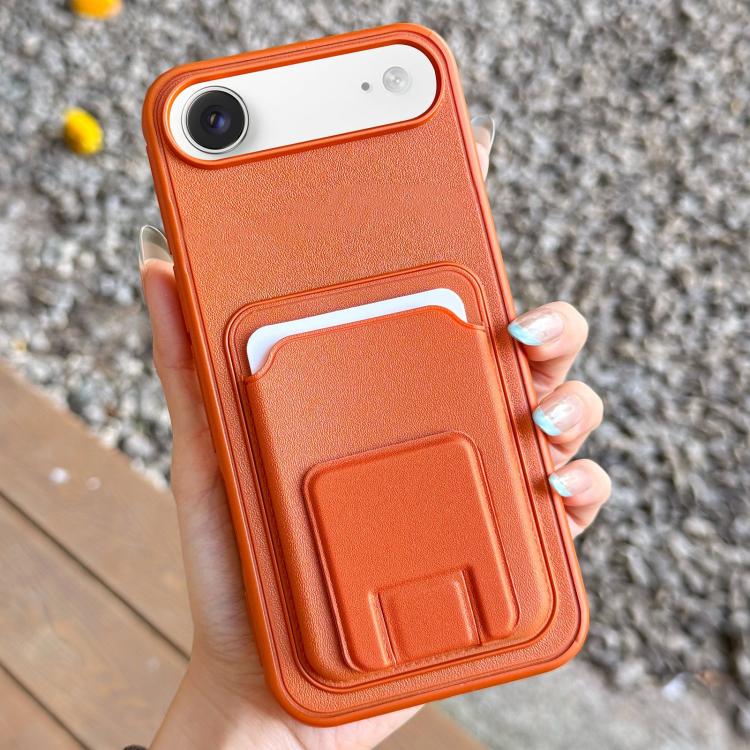 スクエア折りたたみカードバッグホルダースマホケース、iPhone 17 Pro Max用、iPhone 17 Pro用、iPhone 17用、iPhone Air用、iPhone 16 Pro Max用、iPhone 16 Pro用