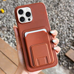 スクエア折りたたみカードバッグホルダースマホケース、iPhone 17 Pro Max用、iPhone 17 Pro用、iPhone 17用、iPhone Air用、iPhone 16 Pro Max用、iPhone 16 Pro用