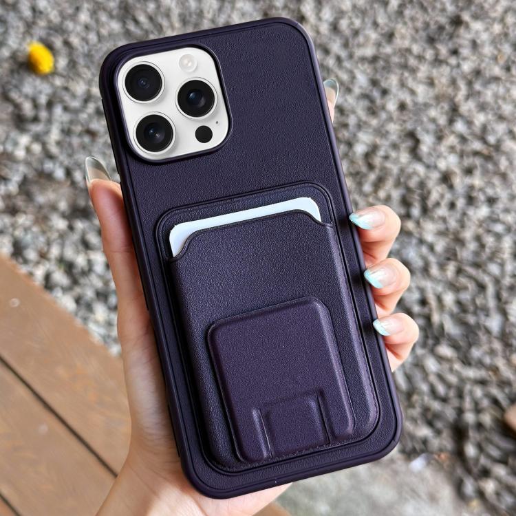 スクエア折りたたみカードバッグホルダースマホケース、iPhone 16 Plus用、iPhone 16用、iPhone 15 Pro Max用、iPhone 15 Pro用、iPhone 15 Plus用、iPhone 15用