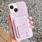 スクエア折りたたみカードバッグホルダースマホケース、iPhone 16 Plus用、iPhone 16用、iPhone 15 Pro Max用、iPhone 15 Pro用、iPhone 15 Plus用、iPhone 15用