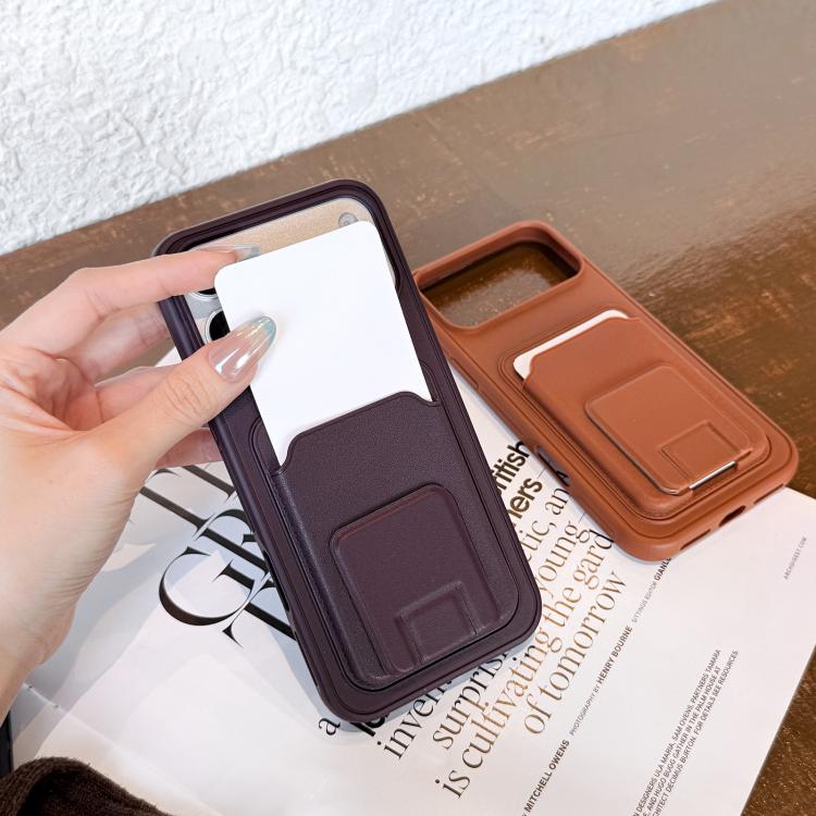 スクエア折りたたみカードバッグホルダースマホケース、iPhone 17 Pro Max用、iPhone 17 Pro用、iPhone 17用、iPhone Air用、iPhone 16 Pro Max用、iPhone 16 Pro用