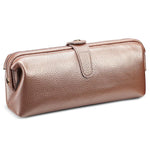 Convenient Washing Genuine Leather Makeup Tool Storage Bag