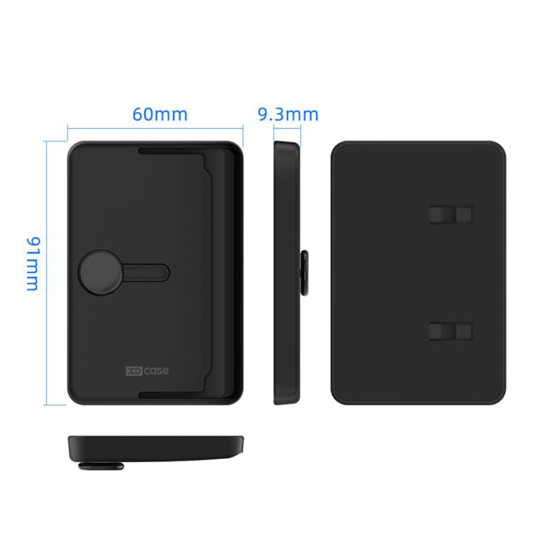 XDcase サイドプッシュ磁気3カードホルダー iPhone / Galaxyなど対応