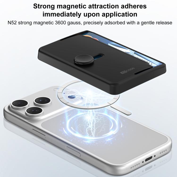 XDcase サイドプッシュ磁気3カードホルダー iPhone / Galaxyなど対応