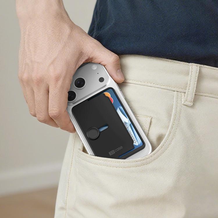 XDcase サイドプッシュ磁気3カードホルダー iPhone / Galaxyなど対応