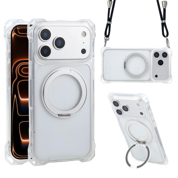 XDcaseピボットスタンド四隅穴磁気スマホケース、ストラップなし、iPhone 17 Pro Max用、iPhone 17 Pro用