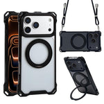 XDcaseピボットスタンド四隅穴磁気スマホケース、ストラップなし、iPhone 17 Pro Max用、iPhone 17 Pro用