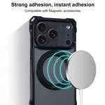 XDcaseピボットスタンド四隅穴磁気スマホケース、ストラップなし、iPhone 17 Pro Max用、iPhone 17 Pro用
