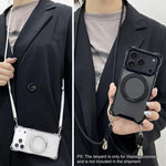 XDcaseピボットスタンド四隅穴磁気スマホケース、ストラップなし、iPhone 17 Pro Max用、iPhone 17 Pro用