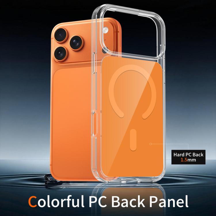 カラフルハードPCハイブリッドソフトTPU磁気スマホケース、iPhone 17 Pro Max用、iPhone 17 Pro用、iPhone 17用