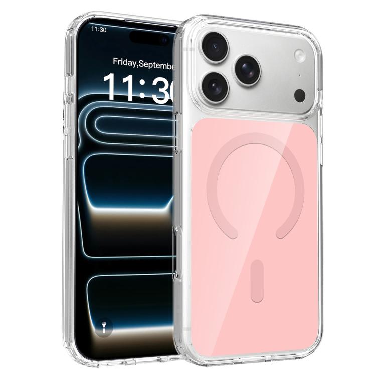 カラフルハードPCハイブリッドソフトTPU磁気スマホケース、iPhone 17 Pro Max用、iPhone 17 Pro用、iPhone 17用