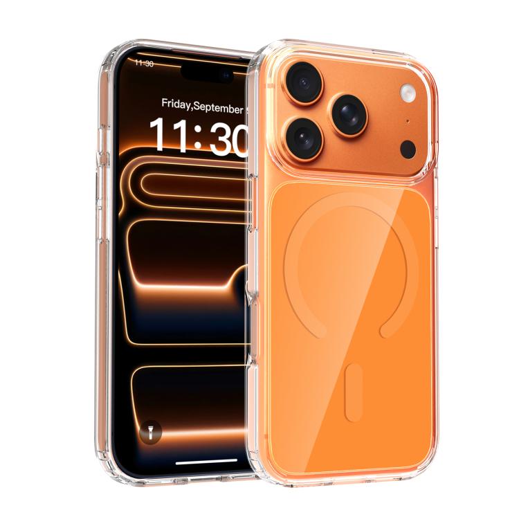 カラフルハードPCハイブリッドソフトTPU磁気スマホケース、iPhone 17 Pro Max用、iPhone 17 Pro用、iPhone 17用