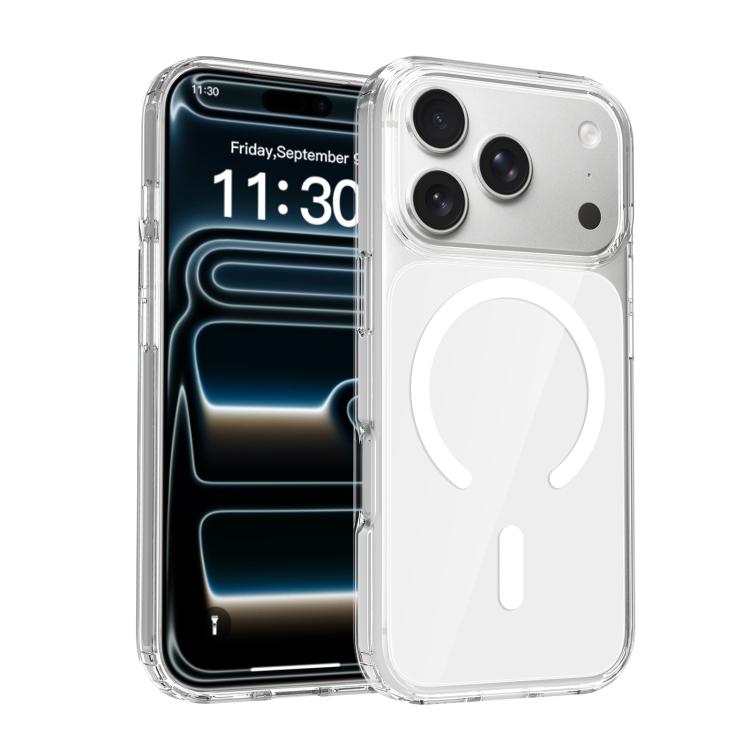 カラフルハードPCハイブリッドソフトTPU磁気スマホケース、iPhone 17 Pro Max用、iPhone 17 Pro用、iPhone 17用