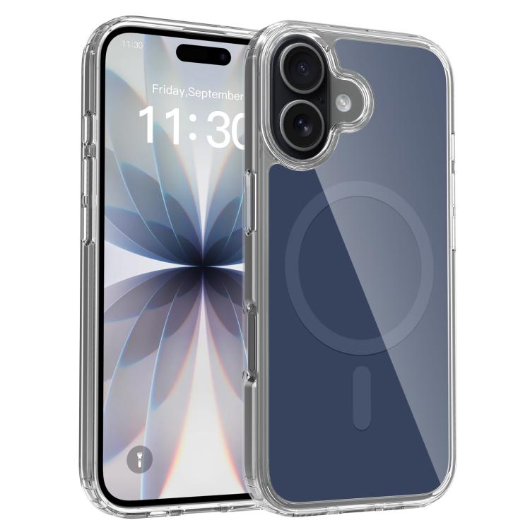 カラフルハードPCハイブリッドソフトTPU磁気スマホケース、iPhone 17 Pro Max用、iPhone 17 Pro用、iPhone 17用