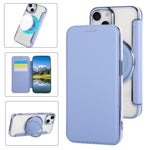 超薄型回転ホルダーマグネットメッキヴィーガンレザー携帯ケース、iPhone 15用、iPhone 14 / 13用、iPhone 14 Pro用、iPhone 14 Pro Max用、iPhone 13 Pro Max用、iPhone 13 Pro用
