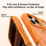 肌に優しい防汚回転ホルダー 磁気アーマー スマホケース、iPhone 17 Pro Max用、iPhone 17 Pro用