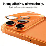 XDcase 2枚セット 一体型半透明フロストアクリルカメラレンズプロテクター、iPhone 17 Pro Max用、iPhone 17 Pro用