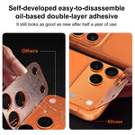 XDcase 2枚セット 一体型半透明フロストアクリルカメラレンズプロテクター、iPhone 17 Pro Max用、iPhone 17 Pro用