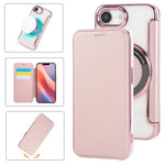 超薄型磁気メッキ ヴィーガンレザー スマホケース、iPhone 17 Pro Max用、iPhone 17 Pro用、iPhone 17用、iPhone Air用、iPhone 16e用、iPhone 16 Pro Max用