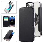 超薄型磁気メッキ ヴィーガンレザー スマホケース、iPhone 17 Pro Max用、iPhone 17 Pro用、iPhone 17用、iPhone Air用、iPhone 16e用、iPhone 16 Pro Max用
