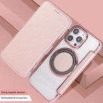超薄型磁気メッキ ヴィーガンレザー スマホケース、iPhone 16 Pro用、iPhone 16 Plus用、iPhone 16用、iPhone 15 Pro Max用、iPhone 15 Pro用、iPhone 15 Plus / 14 Plus用