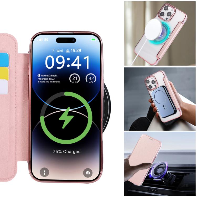 超薄型磁気メッキ ヴィーガンレザー スマホケース、iPhone 16 Pro用、iPhone 16 Plus用、iPhone 16用、iPhone 15 Pro Max用、iPhone 15 Pro用、iPhone 15 Plus / 14 Plus用