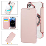 超薄型磁気メッキ ヴィーガンレザー スマホケース、iPhone 16 Pro用、iPhone 16 Plus用、iPhone 16用、iPhone 15 Pro Max用、iPhone 15 Pro用、iPhone 15 Plus / 14 Plus用