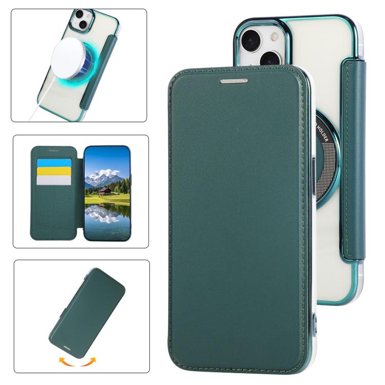 超薄型磁気メッキ ヴィーガンレザー スマホケース、iPhone 16 Pro用、iPhone 16 Plus用、iPhone 16用、iPhone 15 Pro Max用、iPhone 15 Pro用、iPhone 15 Plus / 14 Plus用