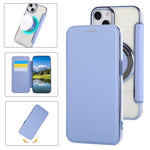 超薄型磁気メッキ ヴィーガンレザー スマホケース、iPhone 15用、iPhone 14 / 13用、iPhone 14 Pro用、iPhone 14 Pro Max用、iPhone 13 Pro Max用、iPhone 13 Pro用