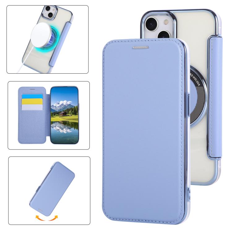超薄型磁気メッキ ヴィーガンレザー スマホケース、iPhone 15用、iPhone 14 / 13用、iPhone 14 Pro用、iPhone 14 Pro Max用、iPhone 13 Pro Max用、iPhone 13 Pro用