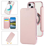 超薄型磁気メッキ ヴィーガンレザー スマホケース、iPhone 15用、iPhone 14 / 13用、iPhone 14 Pro用、iPhone 14 Pro Max用、iPhone 13 Pro Max用、iPhone 13 Pro用