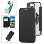 超薄型磁気メッキ ヴィーガンレザー スマホケース、iPhone 15用、iPhone 14 / 13用、iPhone 14 Pro用、iPhone 14 Pro Max用、iPhone 13 Pro Max用、iPhone 13 Pro用