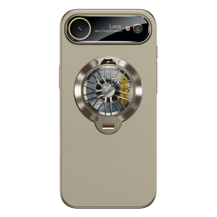 グレーズPCカメラ窓 ジャイロキックスタンド 磁気スマホケース、iPhone 17 Pro Max用、iPhone 17 Pro用、iPhone 17用、iPhone Air用、iPhone 16 Pro Max用、iPhone 16 Pro用