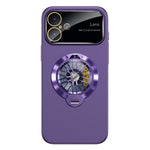 グレーズPCカメラ窓 ジャイロキックスタンド 磁気スマホケース、iPhone 16 Plus用、iPhone 16用、iPhone 15 Pro Max用、iPhone 15 Pro用、iPhone 15 Plus用、iPhone 15用