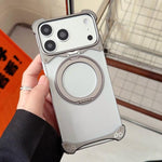 ジャガーオリジナルカラーフレームレス360度回転ホルダーマグネットスマホケース、iPhone 17 Pro Max用、iPhone 17 Pro用