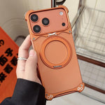 ジャガーオリジナルカラーフレームレス360度回転ホルダーマグネットスマホケース、iPhone 17 Pro Max用、iPhone 17 Pro用