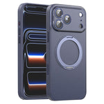 ヴィーガンレザーマグネットスマホケース360度回転スタンド付き、iPhone 17 Pro Max用、iPhone 17 Pro用、iPhone 17用
