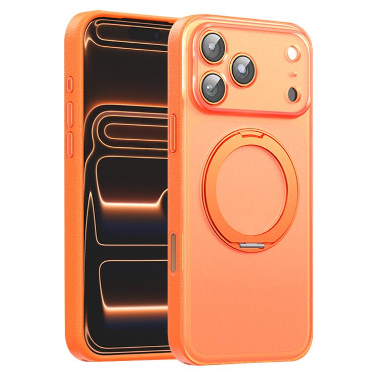 ヴィーガンレザーマグネットスマホケース360度回転スタンド付き、iPhone 17 Pro Max用、iPhone 17 Pro用、iPhone 17用