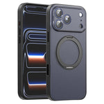 ヴィーガンレザーマグネットスマホケース360度回転スタンド付き、iPhone 17 Pro Max用、iPhone 17 Pro用、iPhone 17用